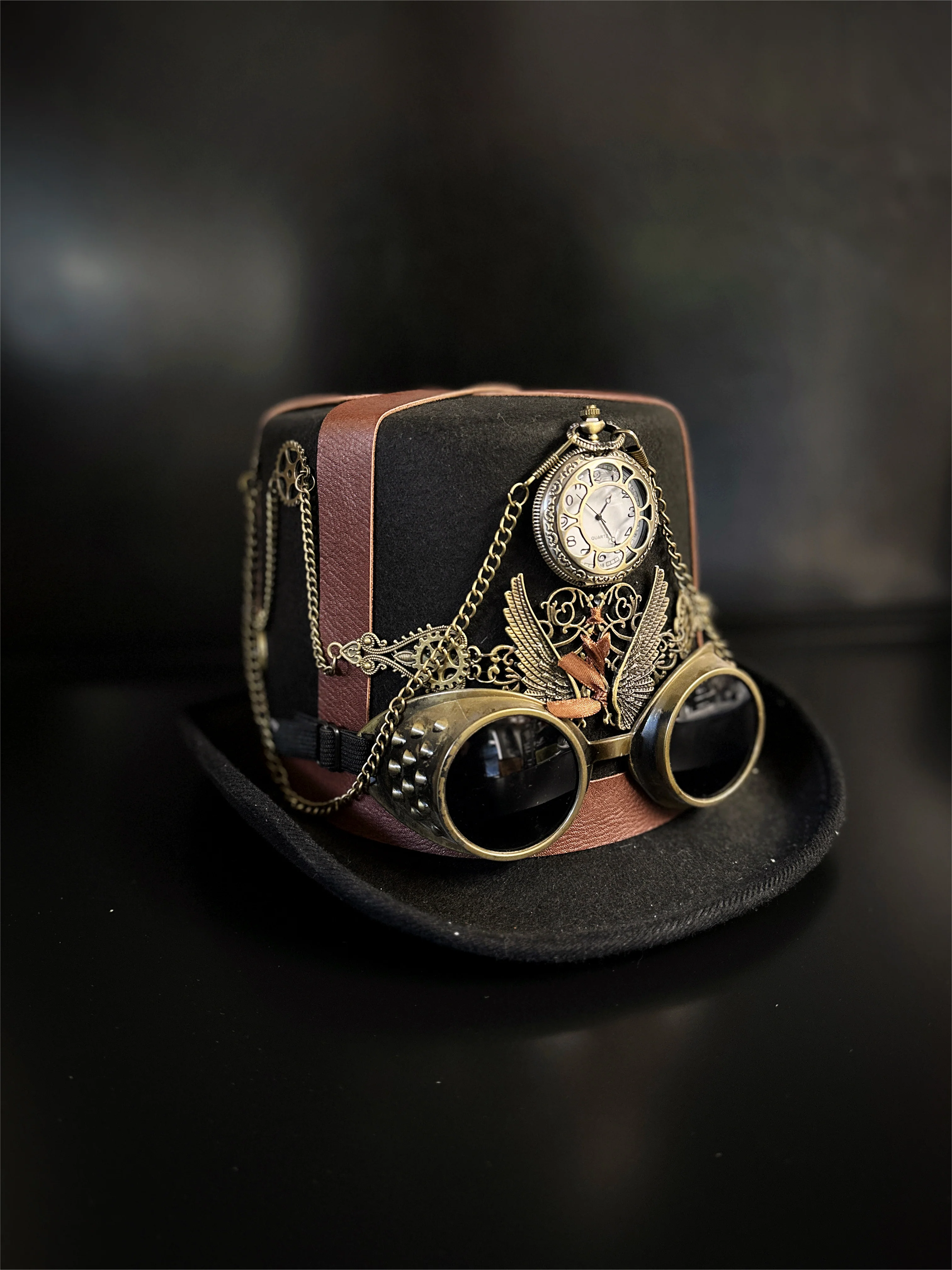 Time Keeper Hat - Brown/Black - Image 3