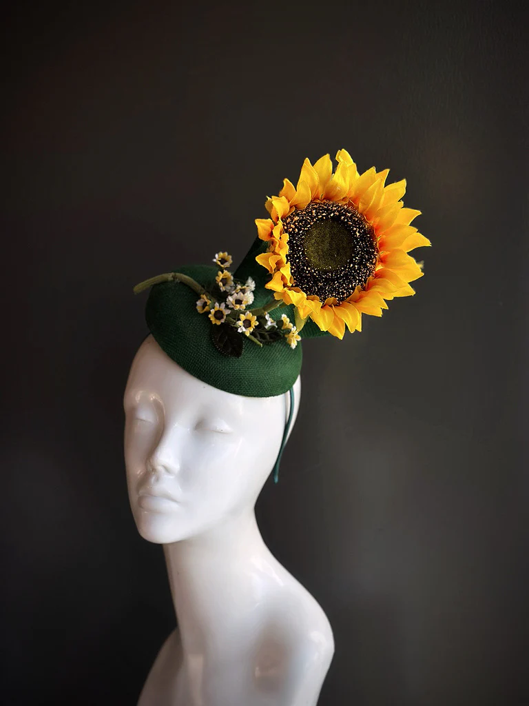 Sunflower Bloom Fascinator - Image 2