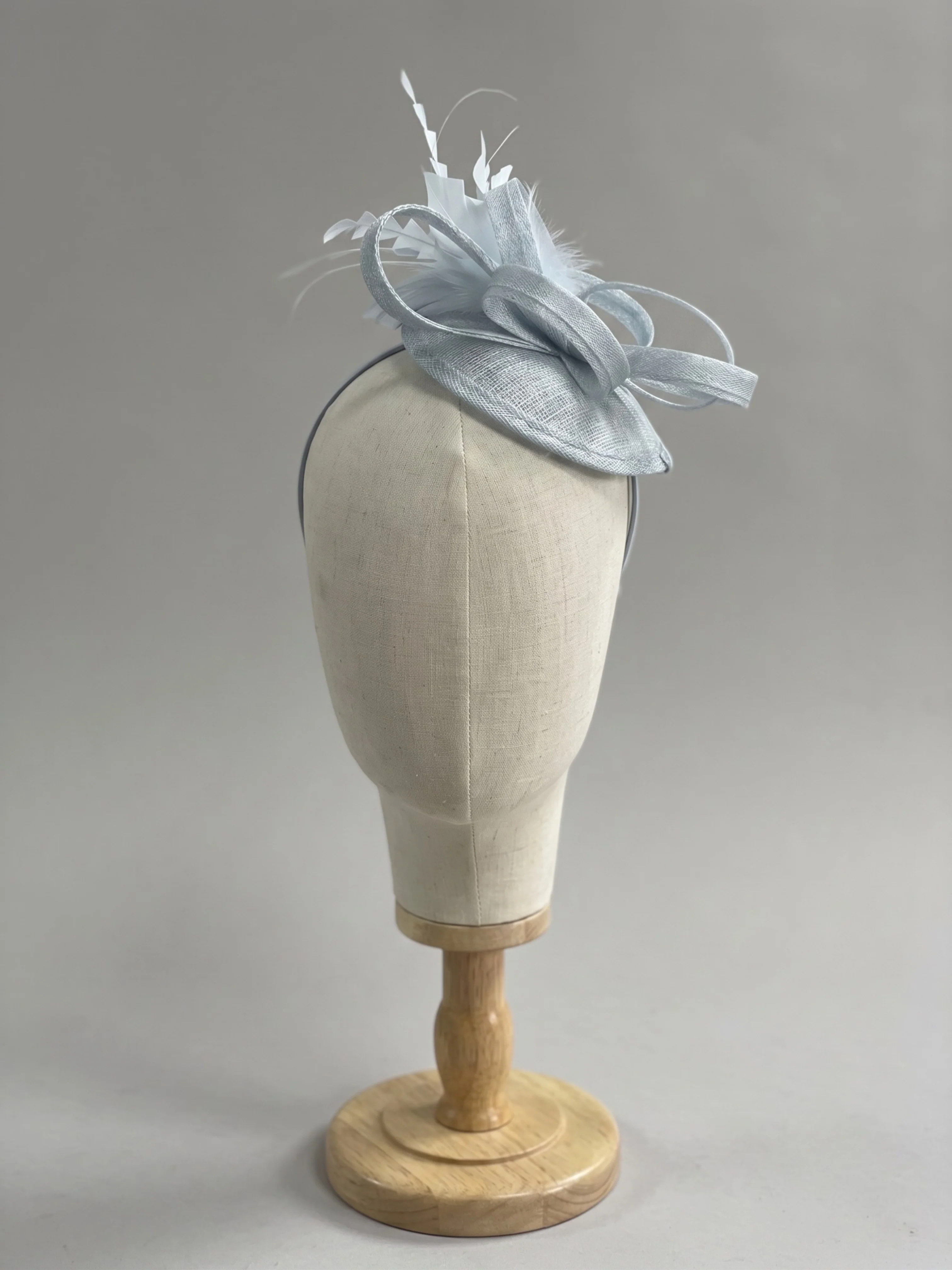 Tea Party Fascinator - Light Blue - Image 3