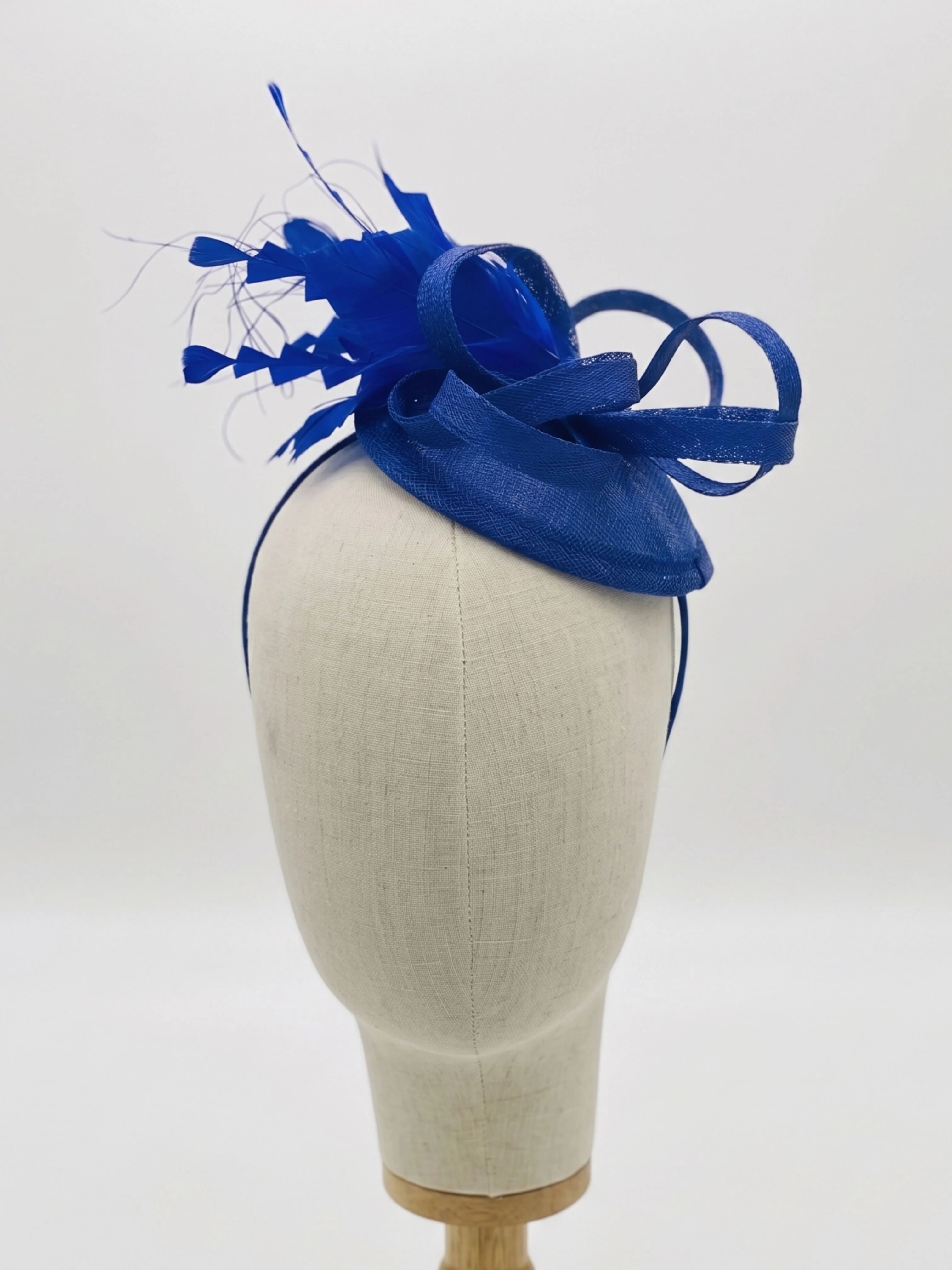 Tea Party Fascinator Hat - Blue