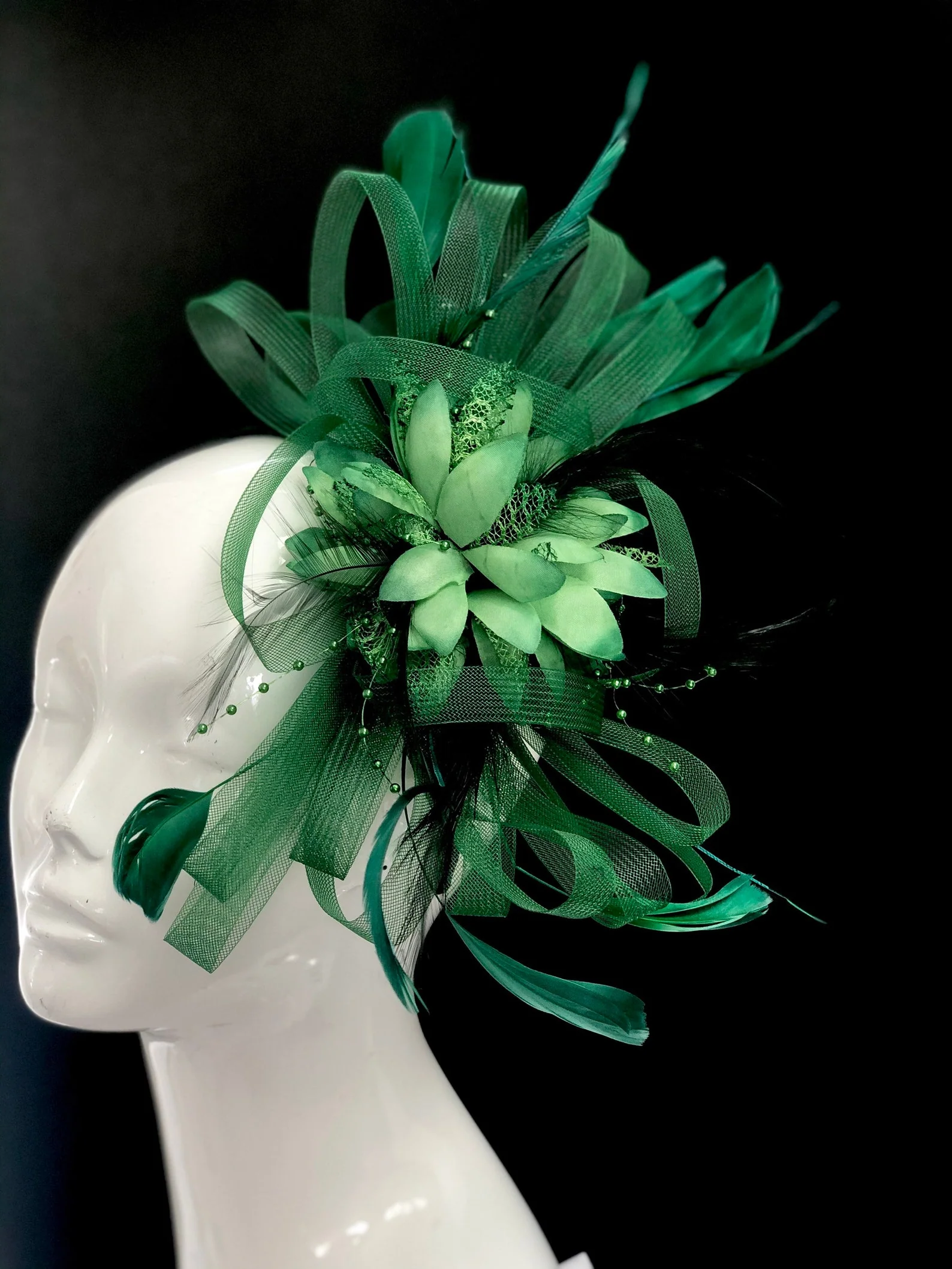 Spring Bloom - Tea Party Fascinator - Image 2