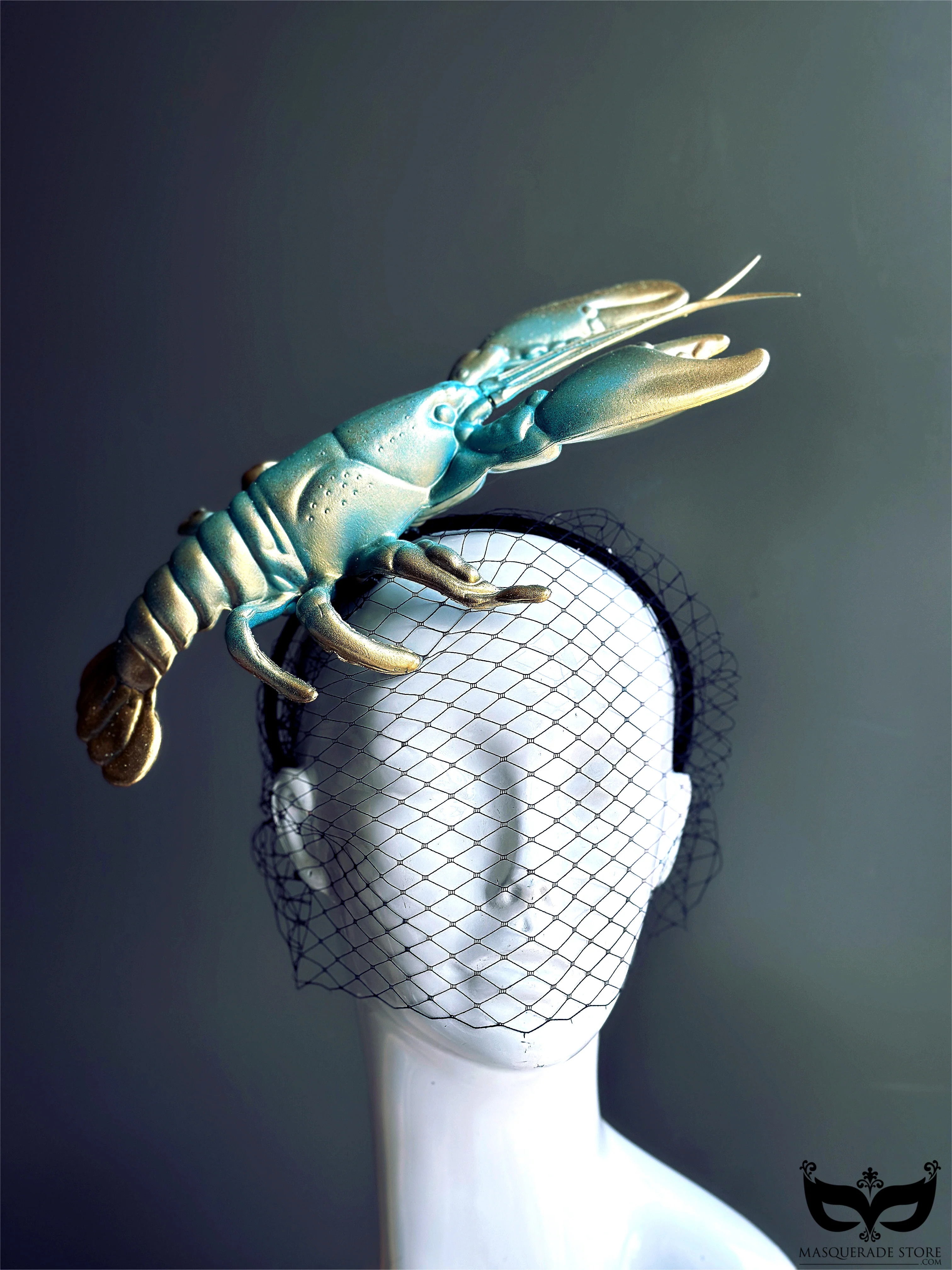 The Turquoise Lobster - Fascinator Hat