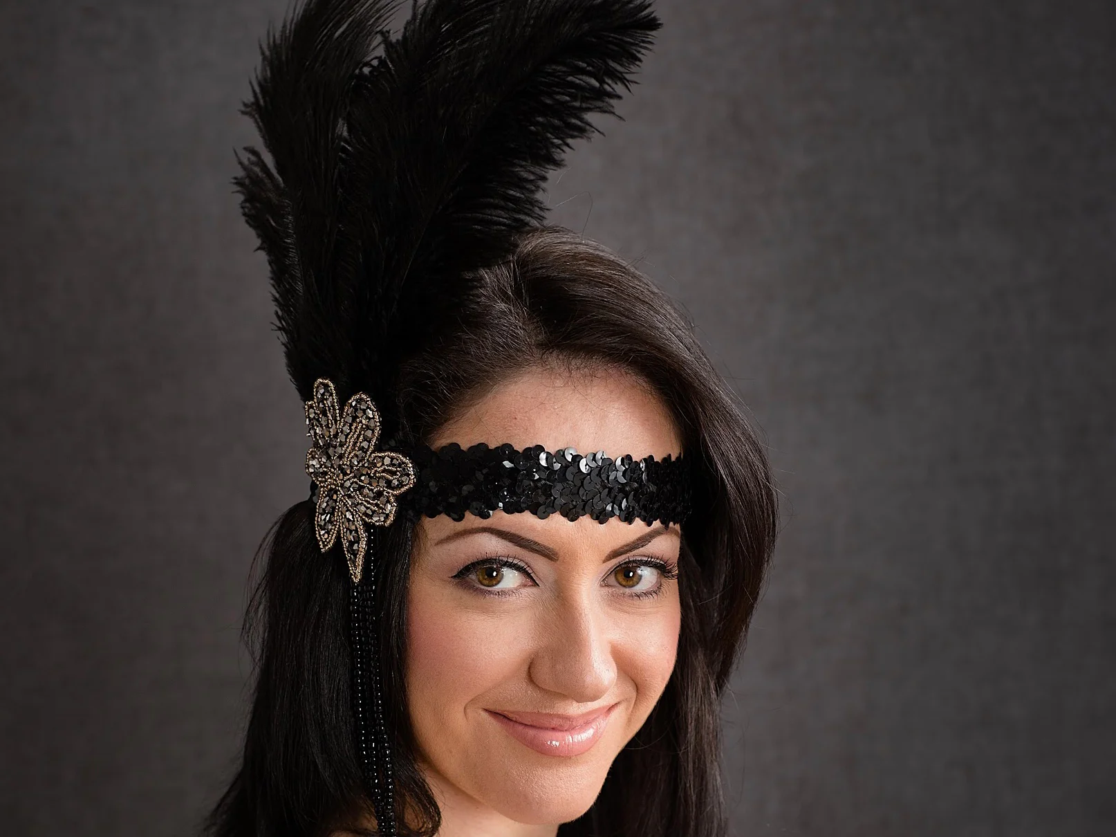 Velvet Noir Flapper
