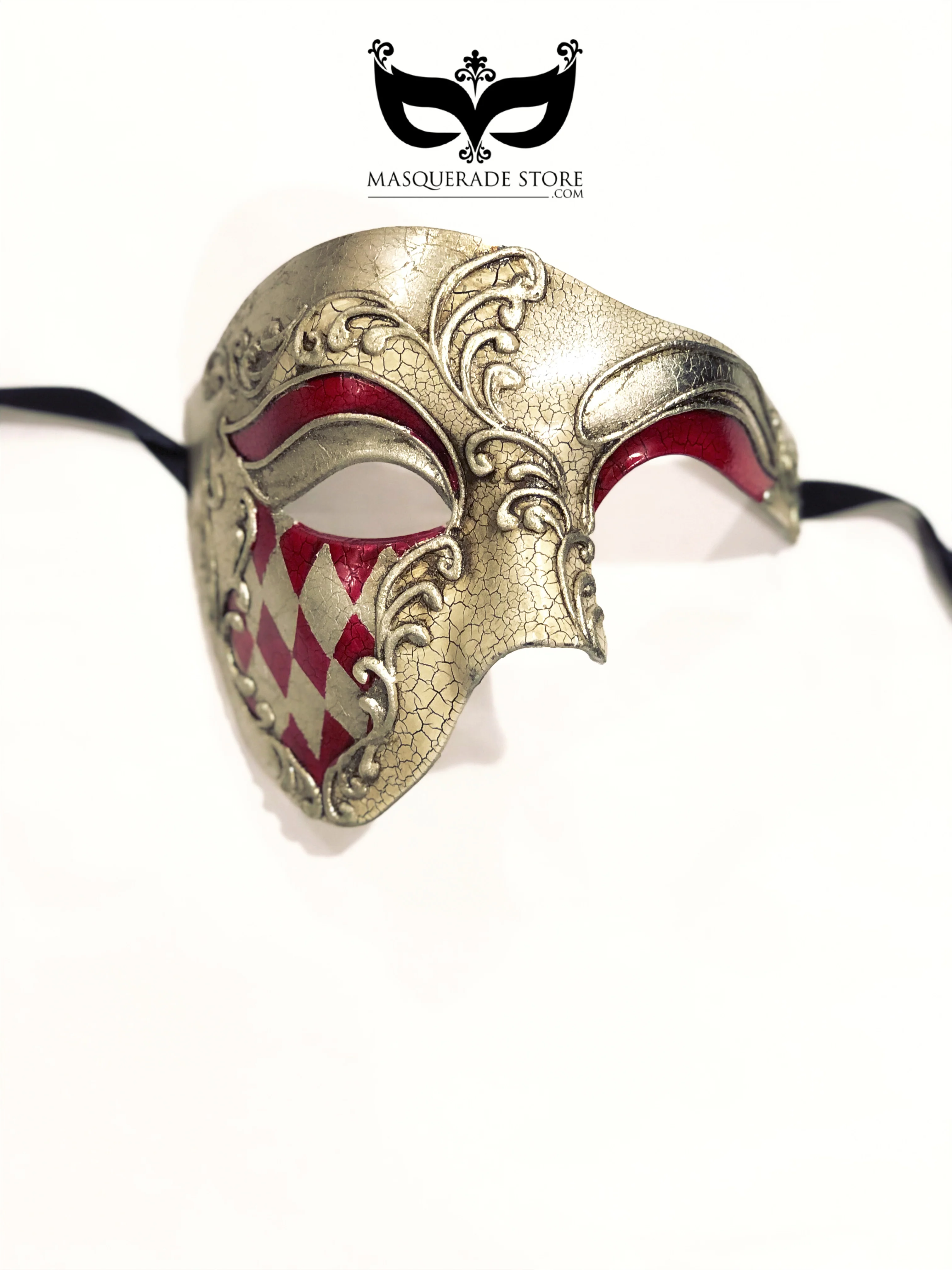 Harlequin Royale - Silver/Red Mask - Image 2