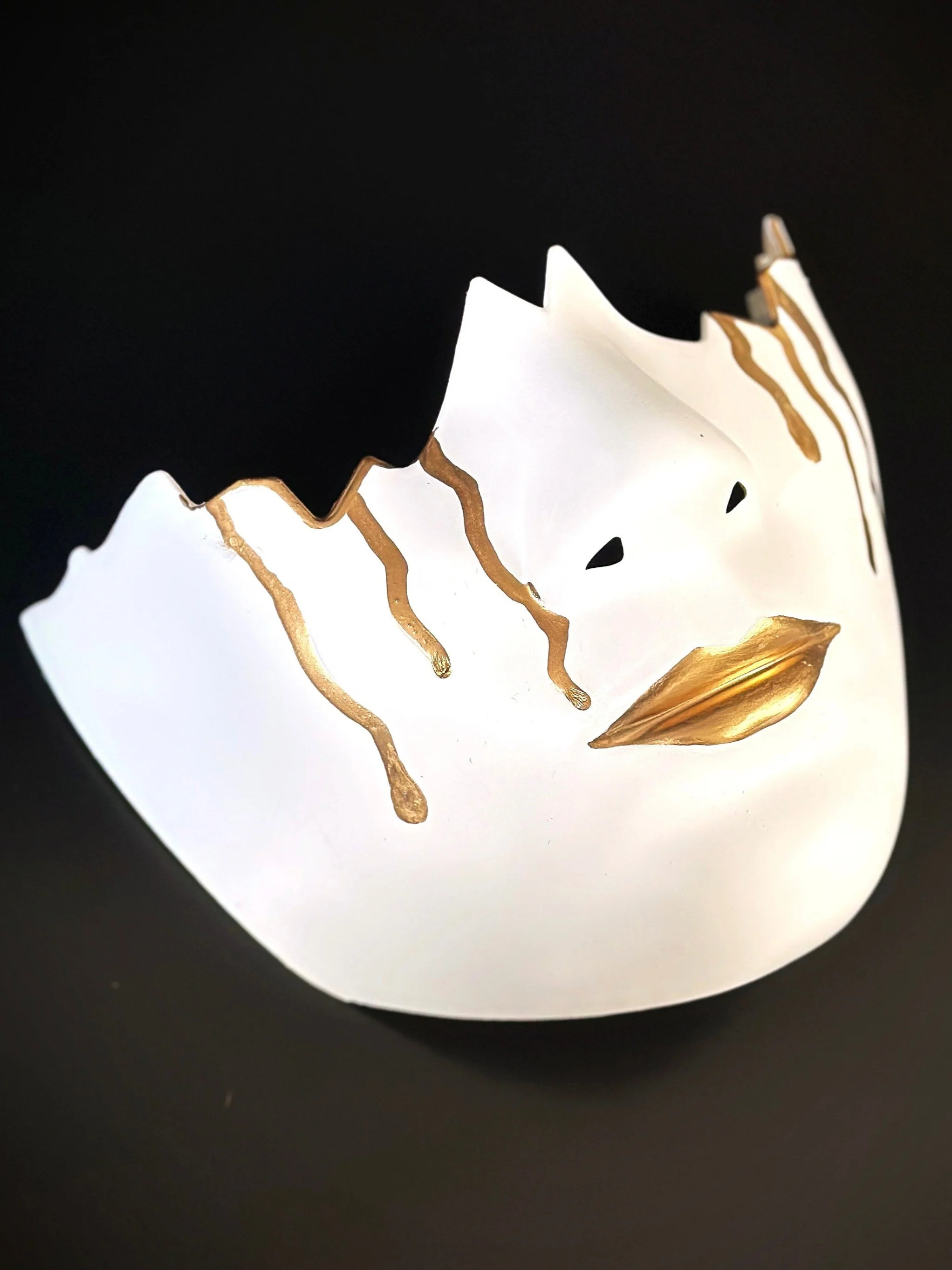 Mouthguard Mask - White Gold - Image 2