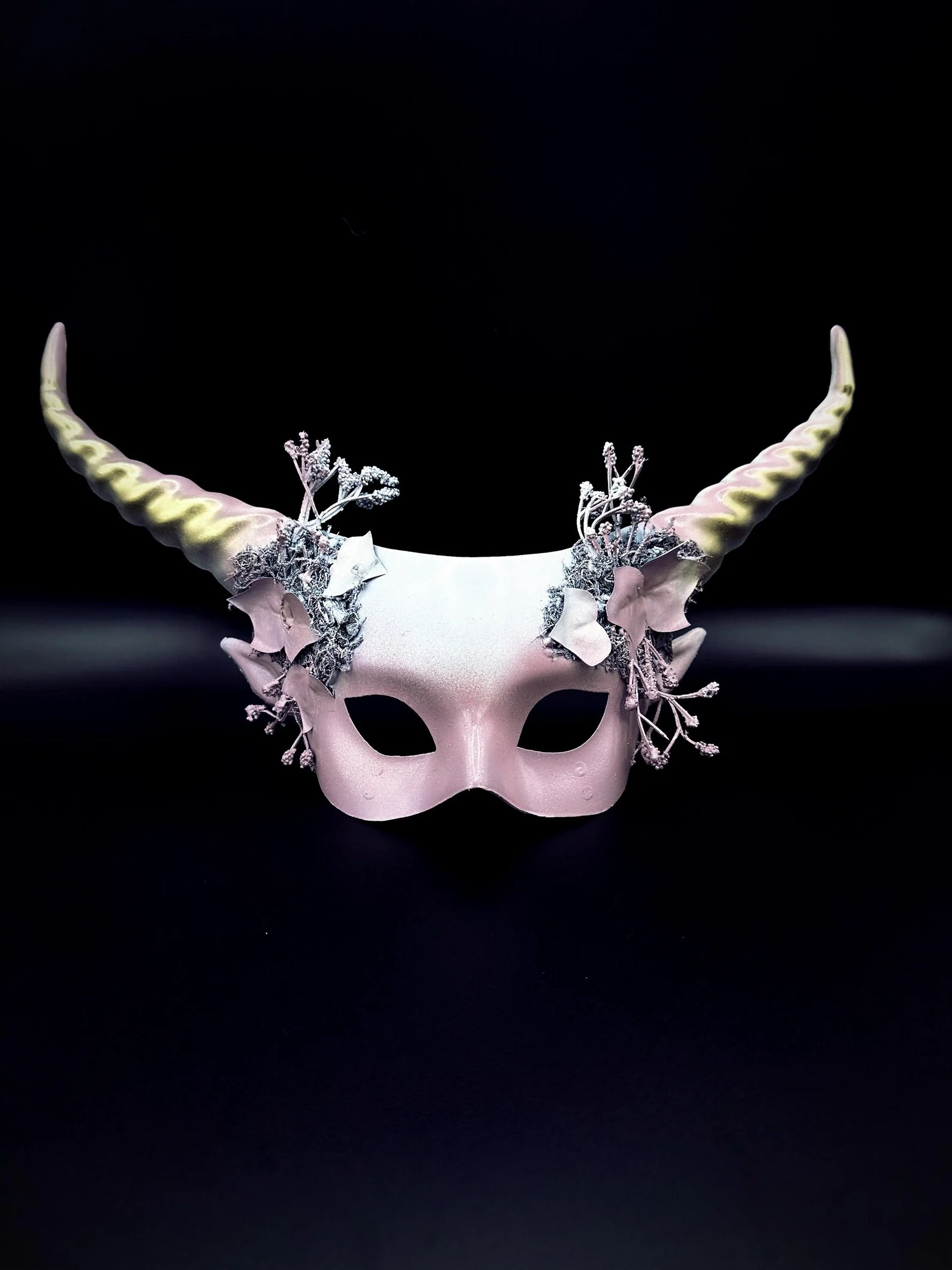Horned Mask - Pink Gold