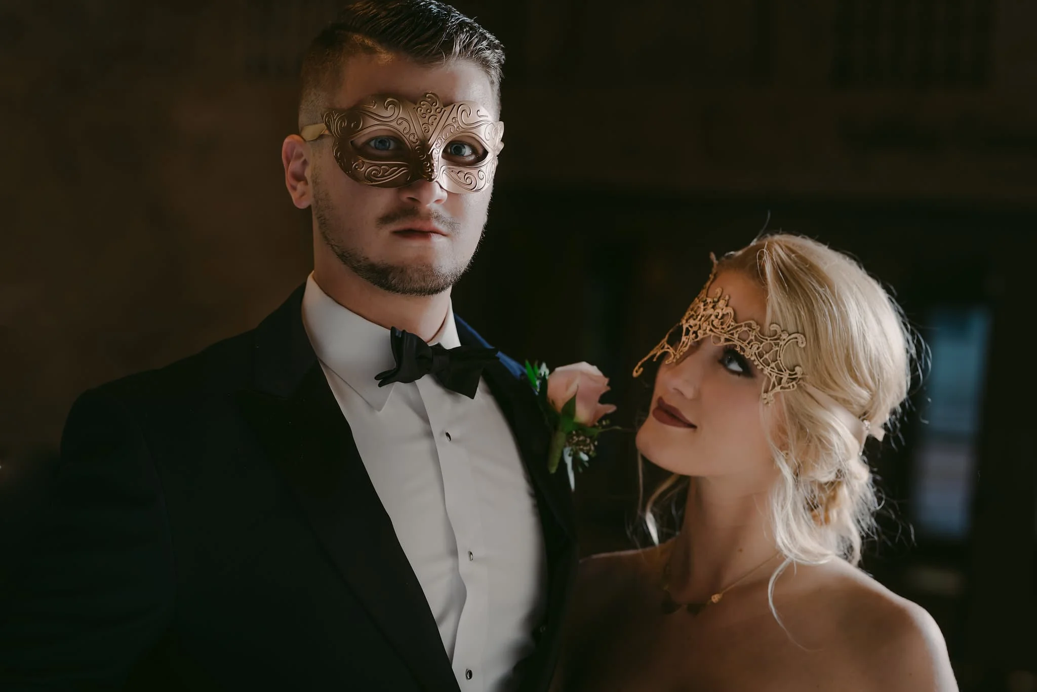 Phantom Lace Mask - Gold - Image 6