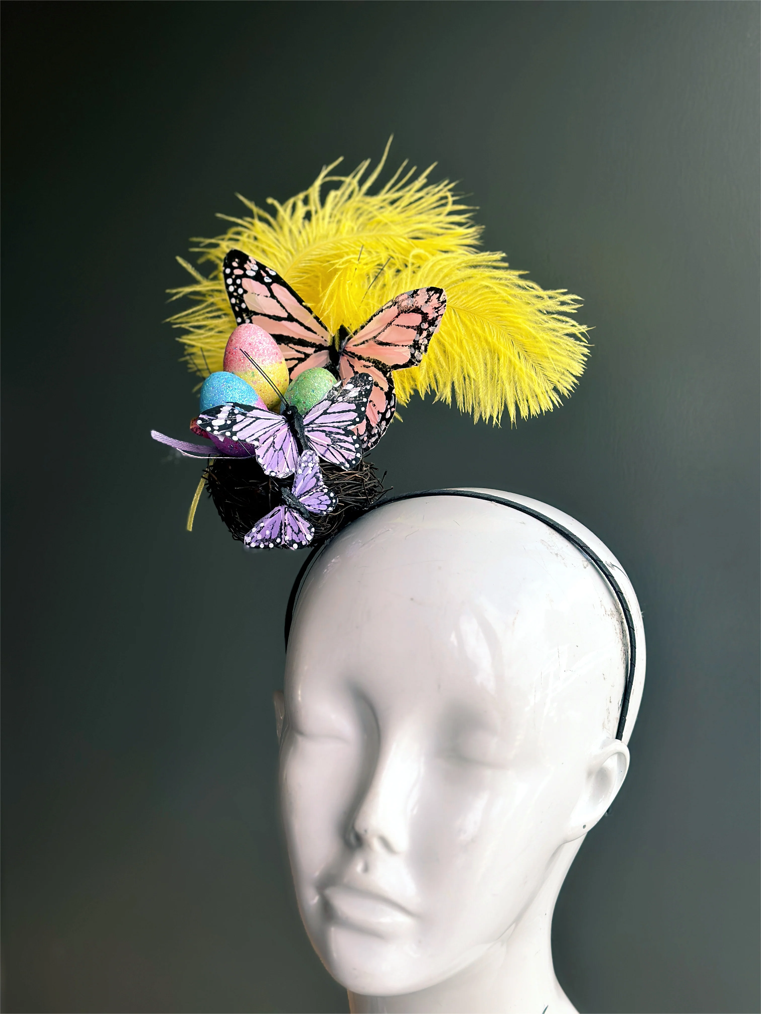 Easter Fascinator - Yellow Breeze - Image 3