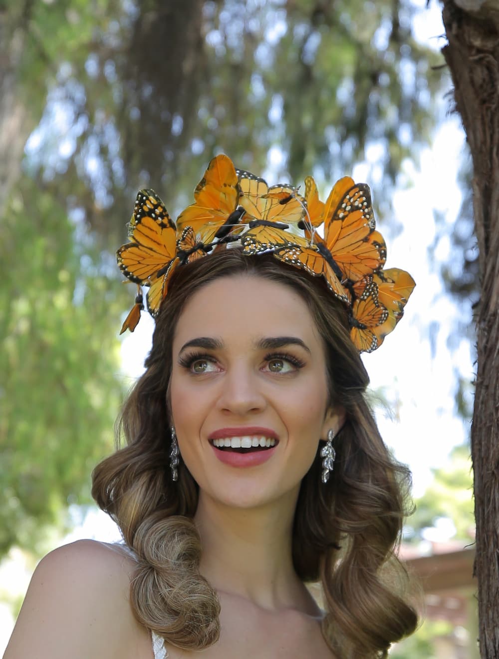 Women's Monarch Butterfly Headband Crown - Image 3