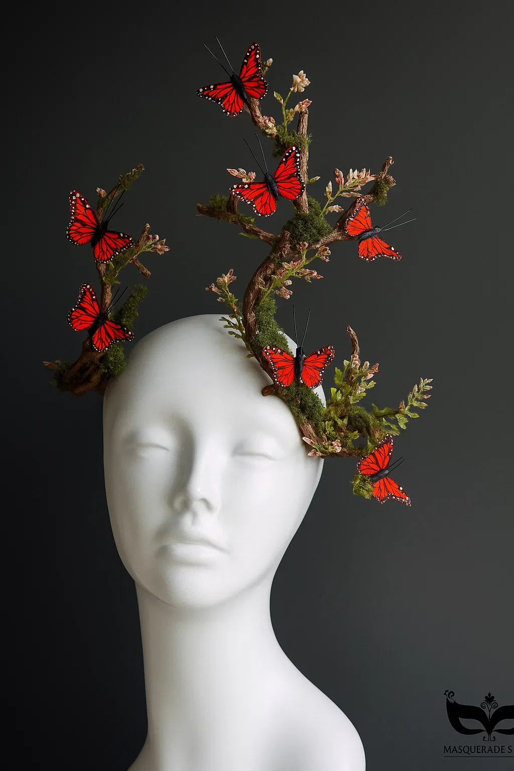 Flutterwood Fae - Lilac Butterfly Headdress - Image 11
