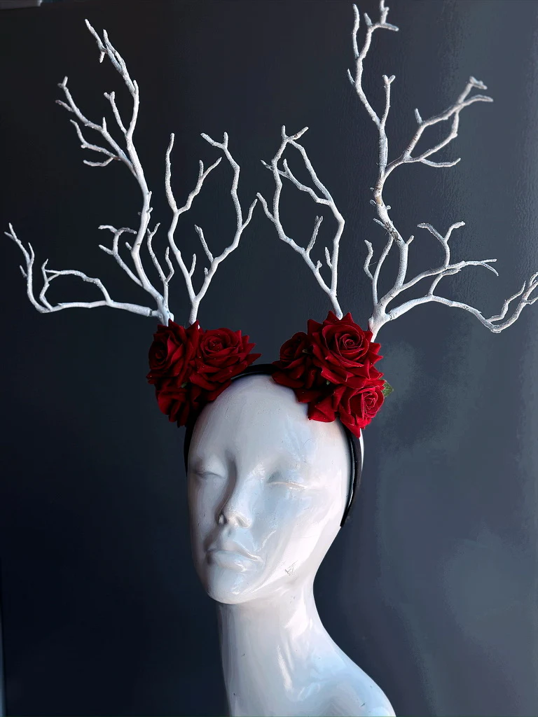 Woodland Headband - Crimson Fairy