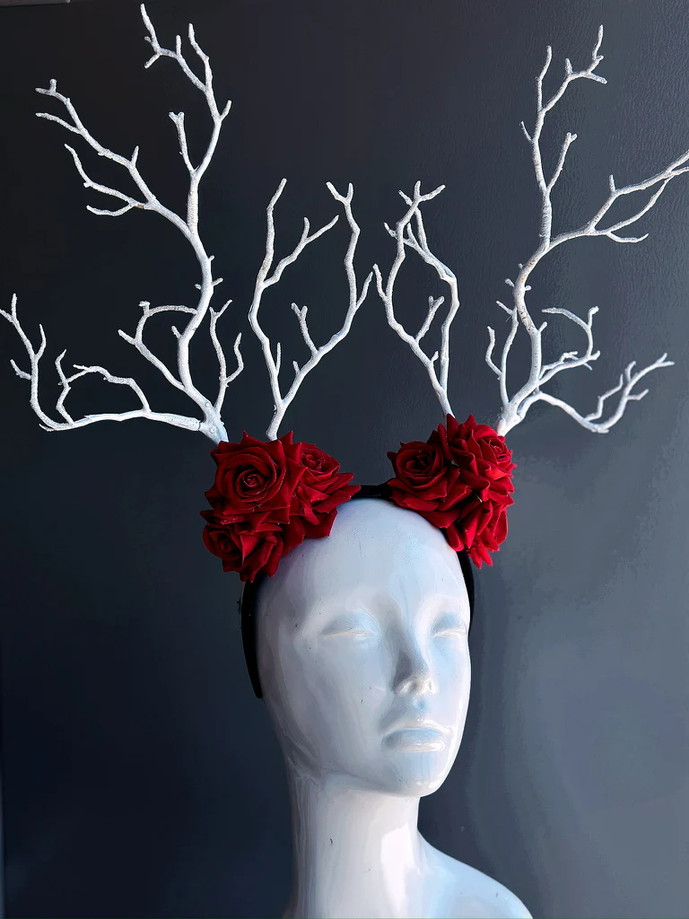 Woodland Headband - Crimson Fairy - Image 4