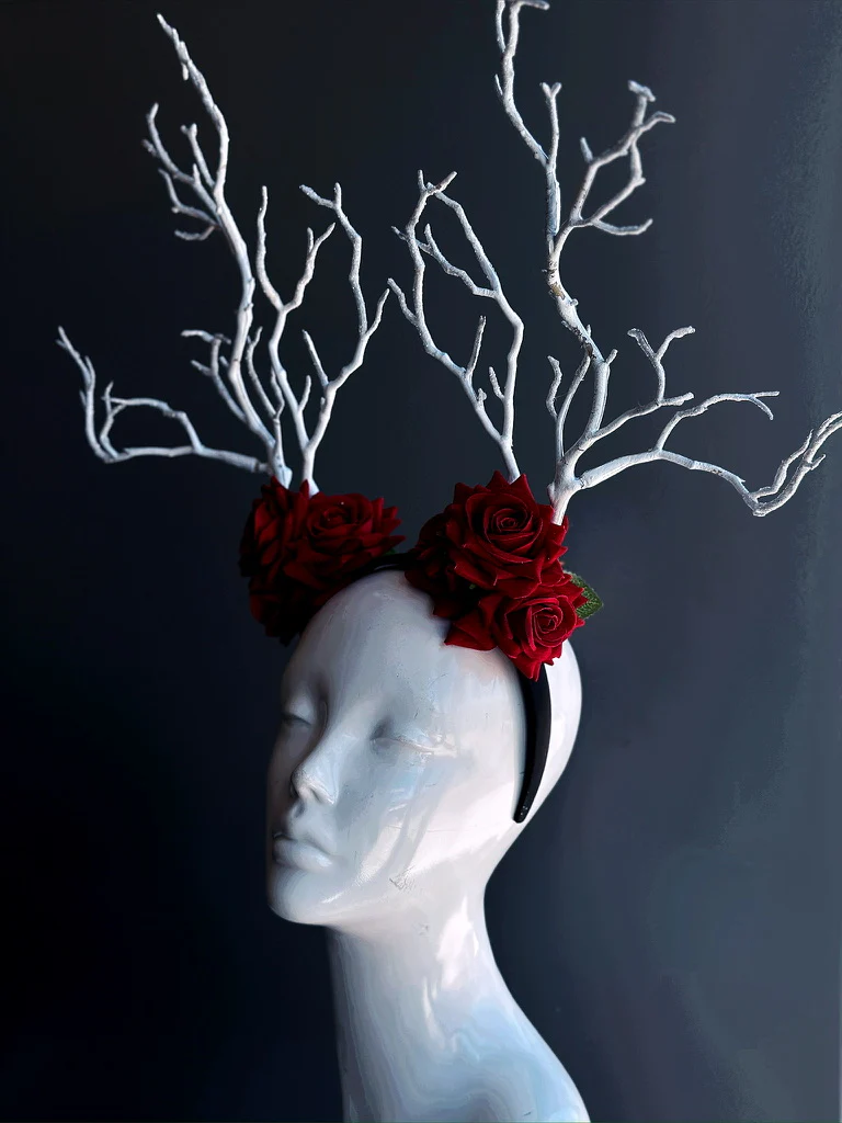 Woodland Headband - Crimson Fairy - Image 5