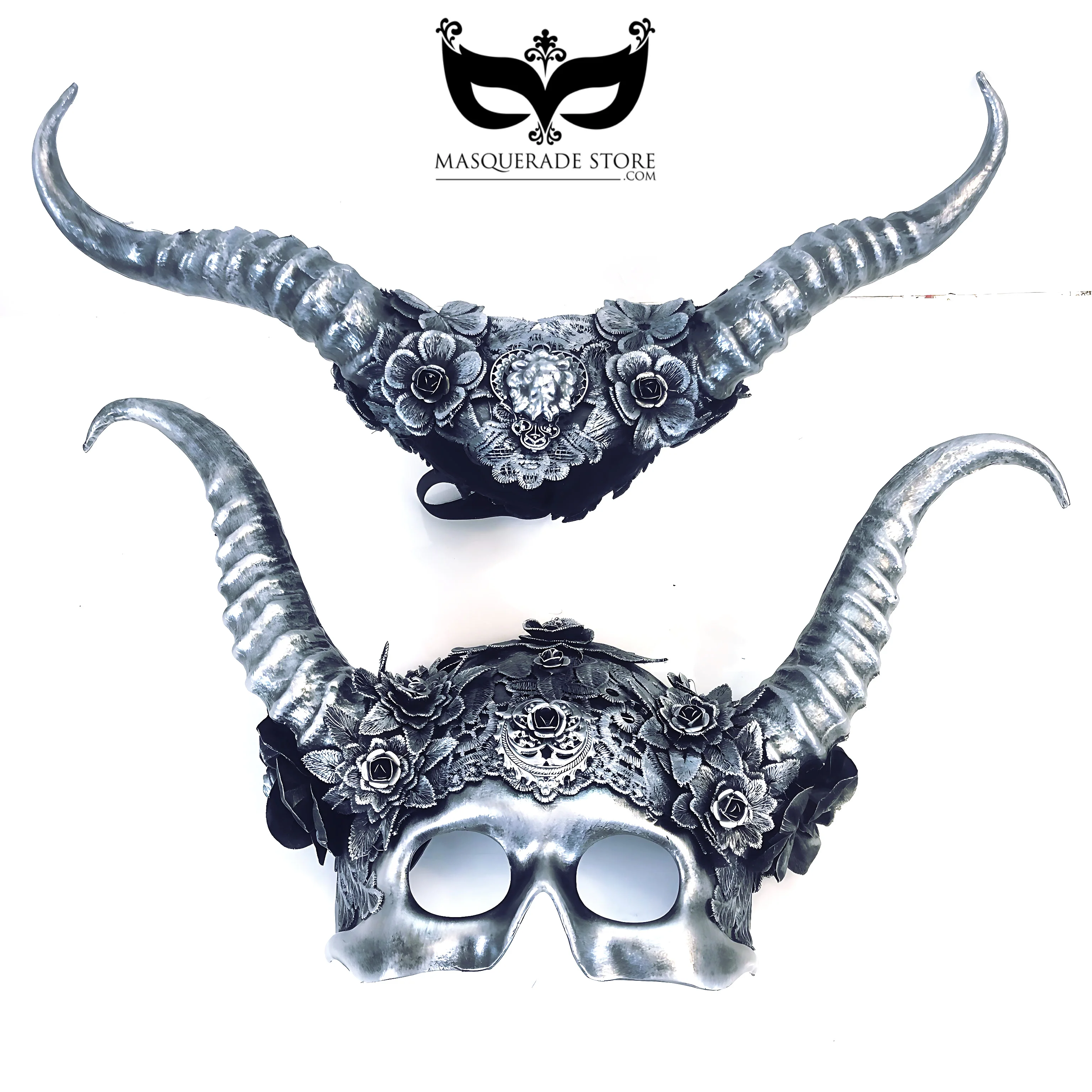 Forest Crown Mask- Silver