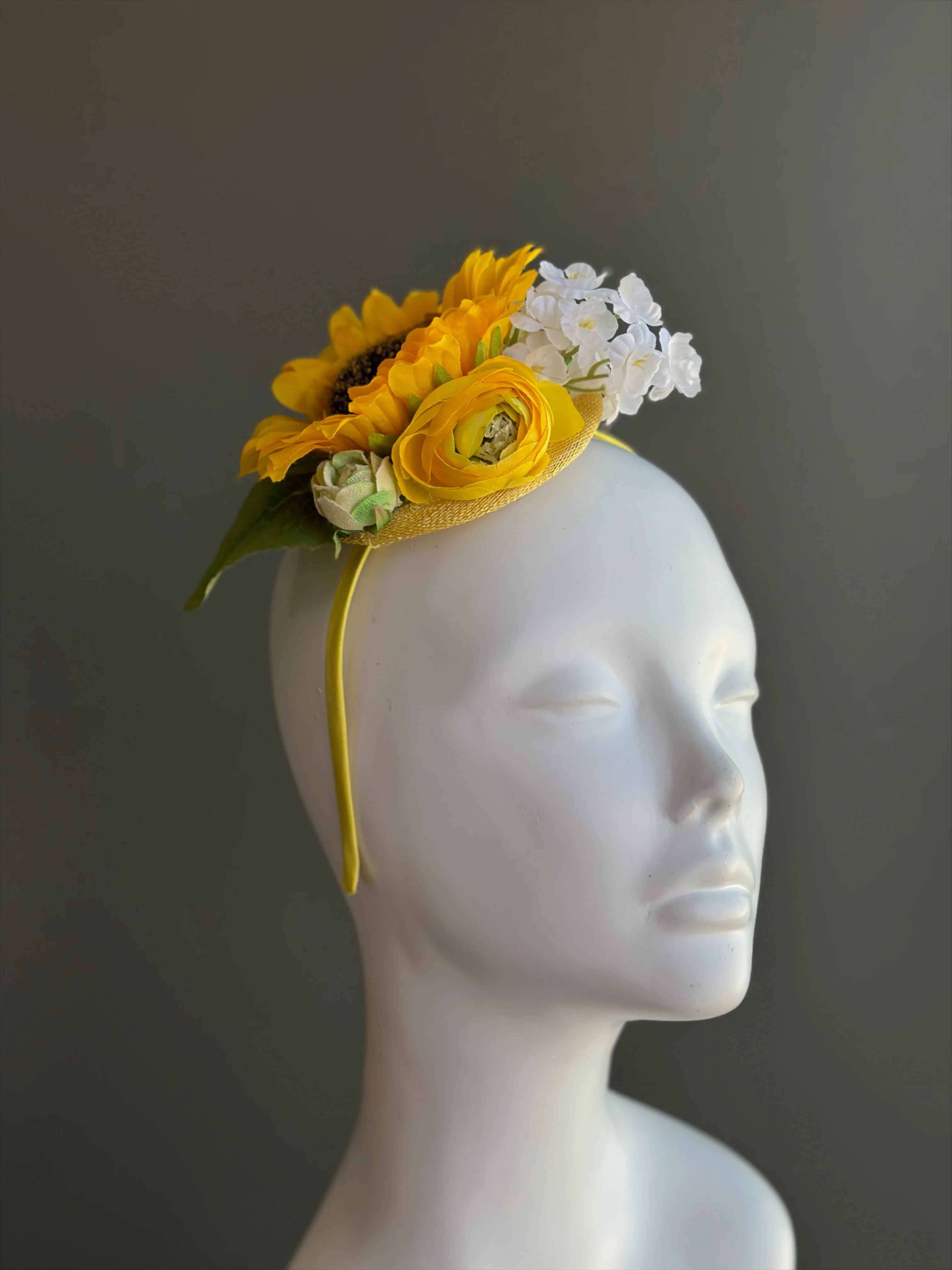Sunflower Bloom Fascinator - Image 2